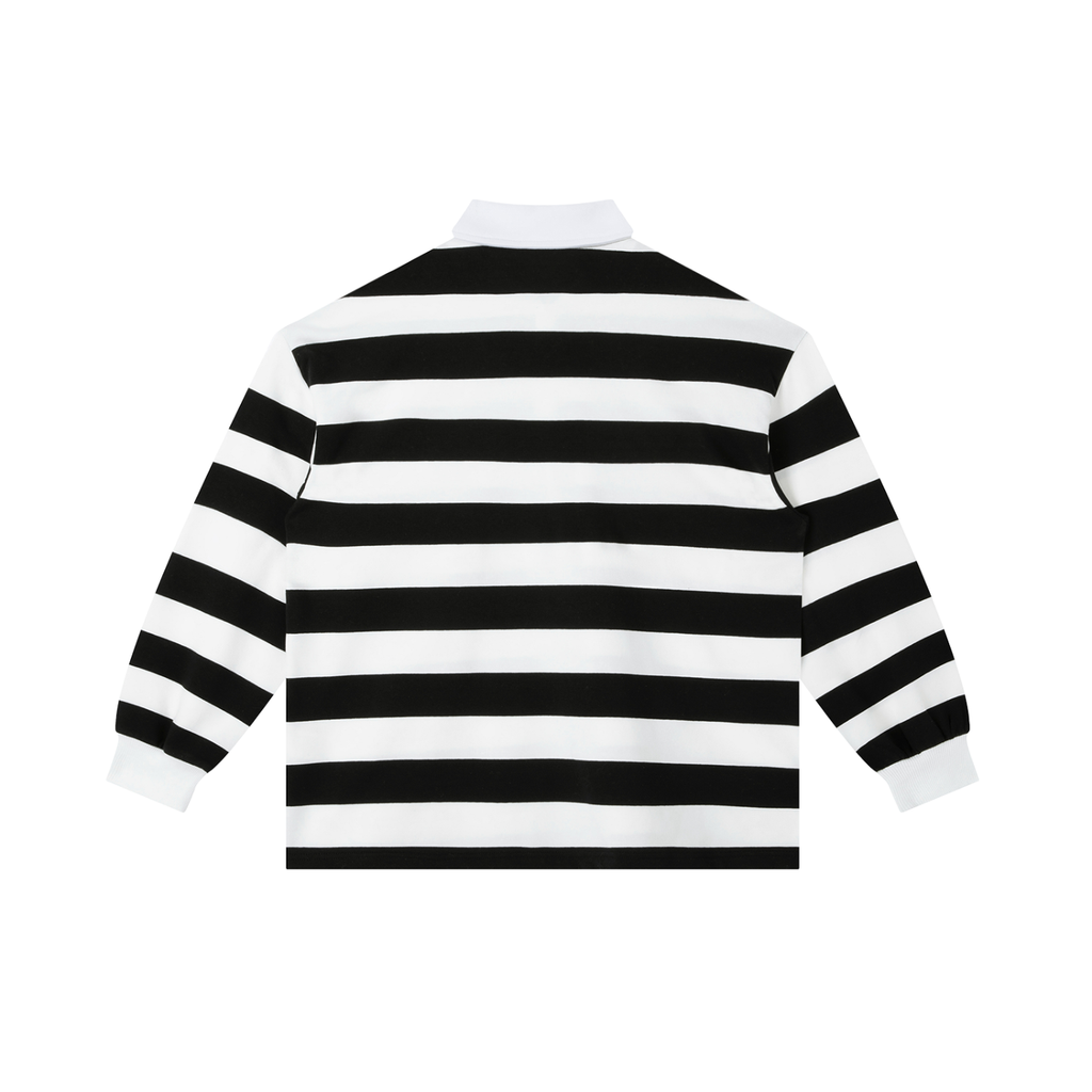 Rayselli Block Stripe Polo Shirt
