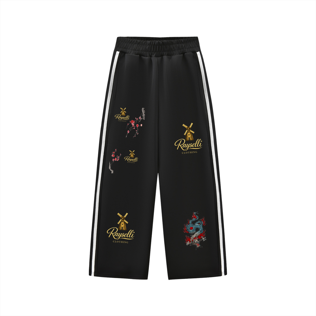 Rayselli Kids’ Contrast Tape Sweatpants