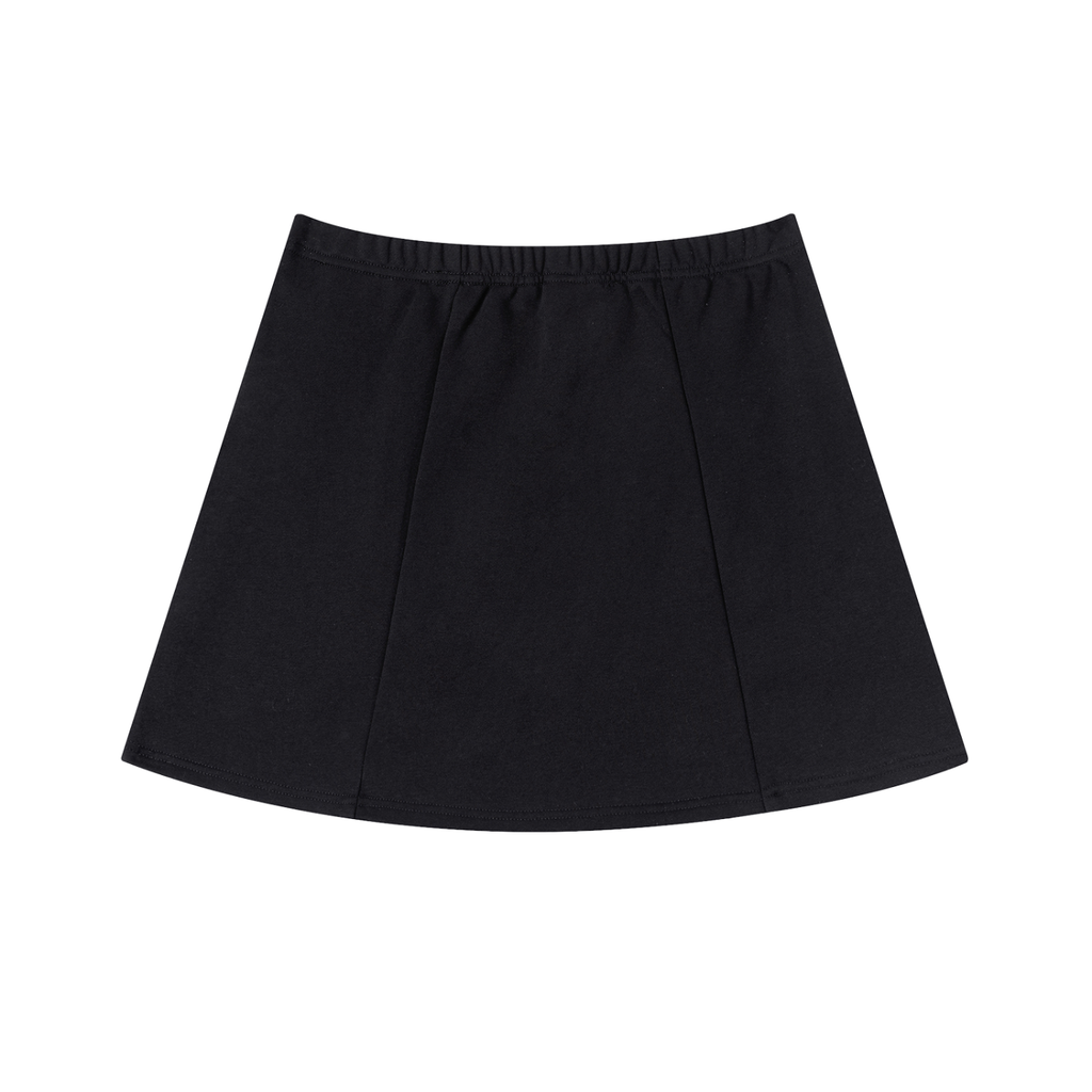 Rayselli Contrast Side Stripe Slit Skirt