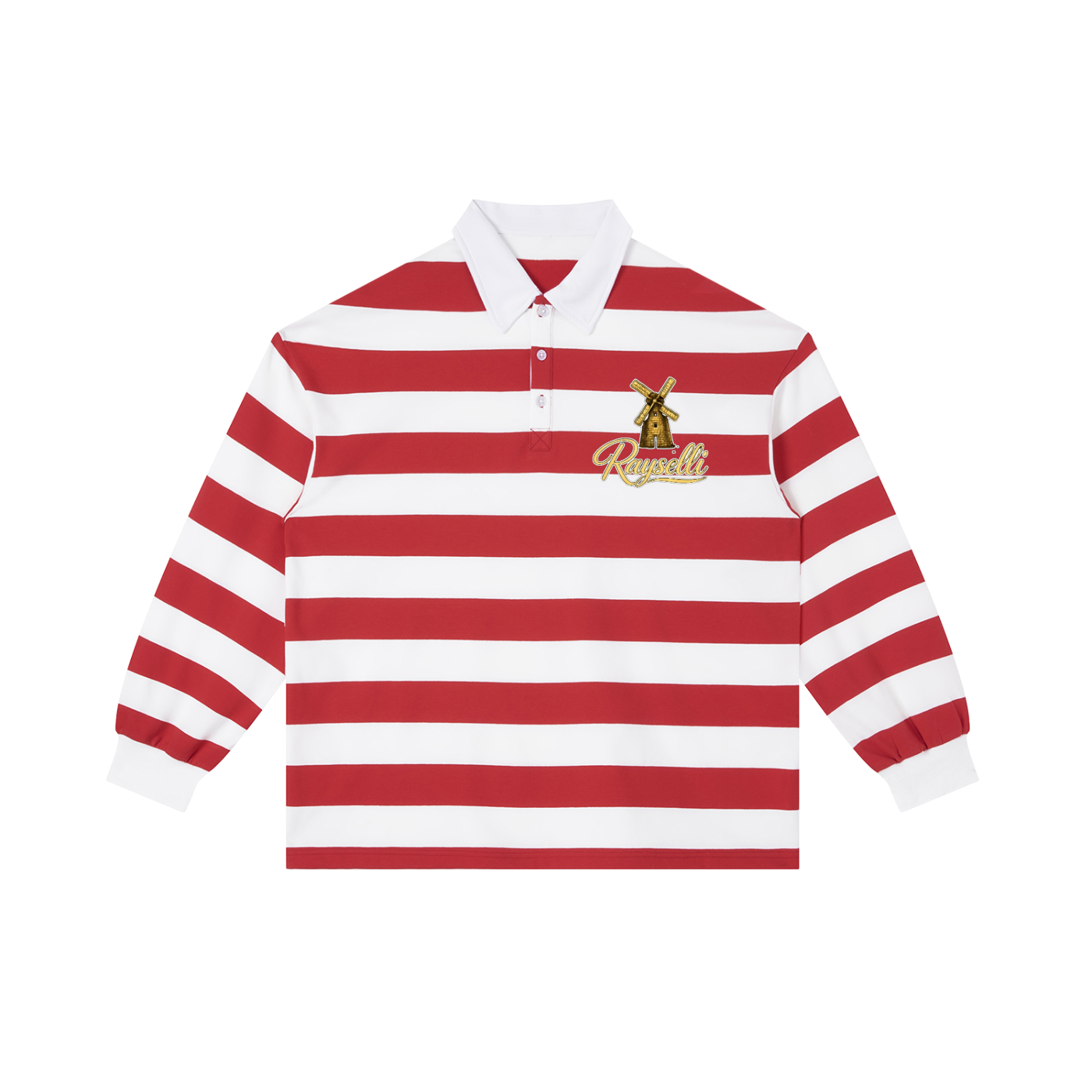 Rayselli Block Stripe Polo Shirt